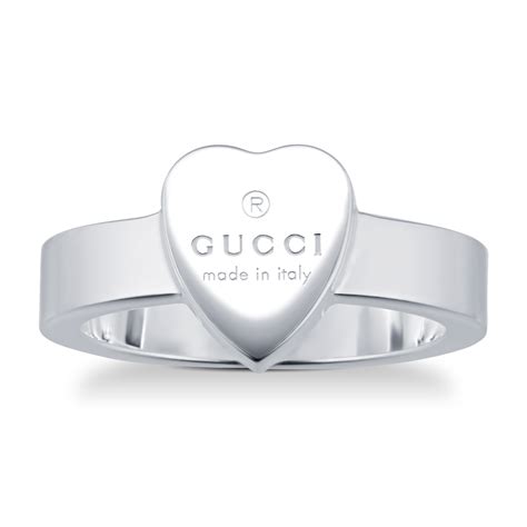 gucci trademark ring|gucci heart ring for sale.